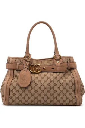 Gucci 2000-2015 GG Running Tote Bag aus Canvas