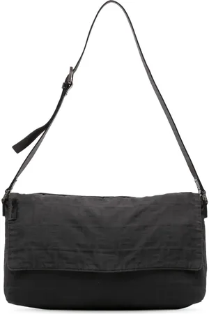 Fendi 2000-2010 Zucca Canvas Flap Schultertasche