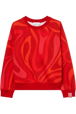 Puccini Sweatshirt mit Marmo-Print