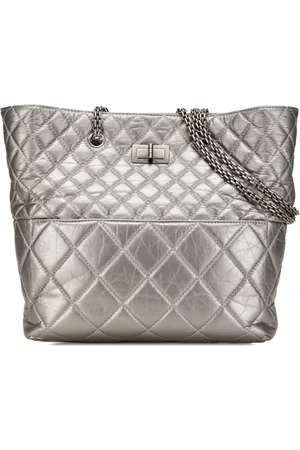 CHANEL 2010-2011 gesteppte Reissue 2.55 Tote Bag aus gealtertem Kalbsleder