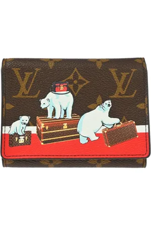 LOUIS VUITTON 2017 Monogram Polar Bear Portemonnaie