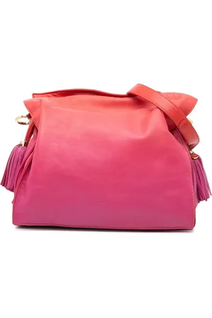 Loewe 2010-2024 Flamenco Umhängetasche aus Nappaleder mit Quaste 22cm