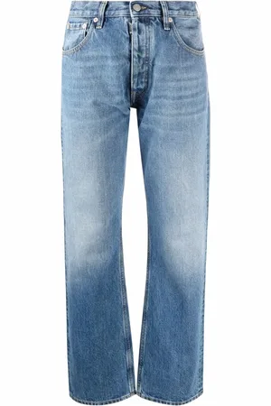 Maison Margiela Halbhohe Straight-Leg-Jeans