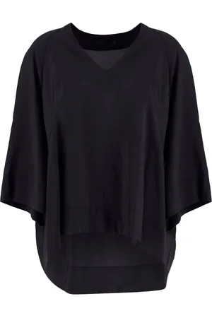 GENTRYPORTOFINO Bluse mit V-Ausschnitt