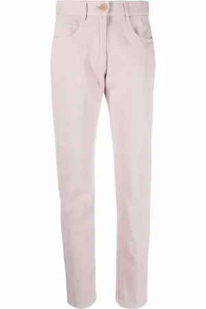 FORTE FORTE Schmale Hose mit hohem Bund