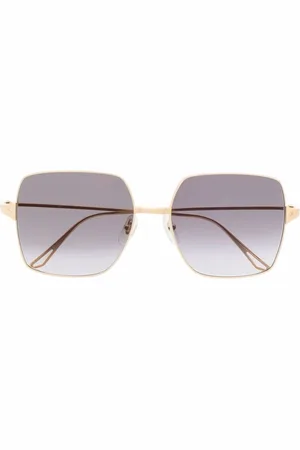 Cartier Sonnenbrille mit eckigem Gestell