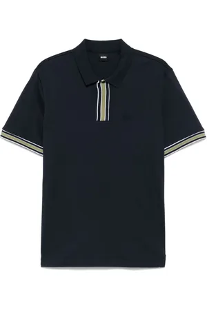 HUGO BOSS Poloshirt mit Kontrastpaspeln