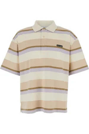 Maison Kitsuné Gestreiftes Poloshirt