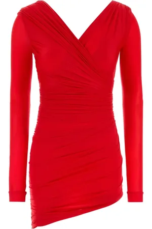 Balenciaga Minikleid mit Drapierung