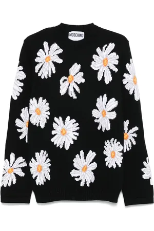 Moschino Pullover aus Sonnenblumen-Jacquard