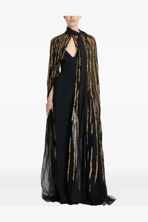 Elie saab Cape mit Perlenverzierung
