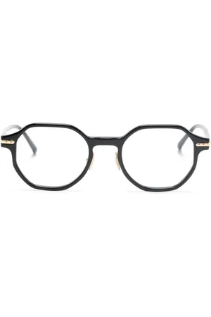 Linda Farrow Axis Brille mit geometrischem Gestell