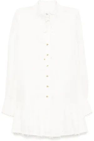 AJE Kleid mit Cloud-Stickerei