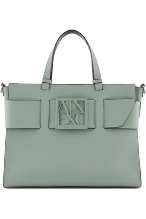Armani Exchange Handtasche mit Logo-Schnalle