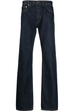 Maison Margiela Halbhohe Straight-Leg-Jeans