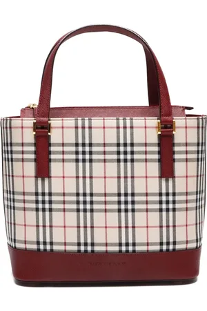 Burberry 2000-2020 Handtasche aus House-Check-Canvas