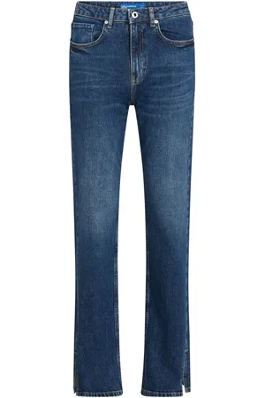Karl Lagerfeld Gerade Jeans mit hohem Bund