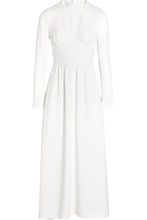Giambattista Valli Kreppkleid mit V-Ausschnitt