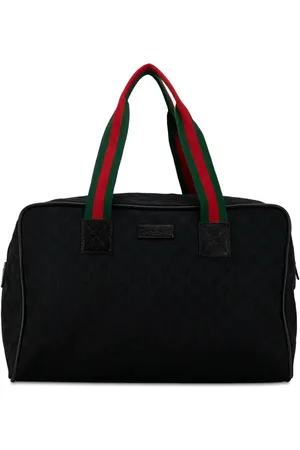 Gucci 2000-2015 GG Canvas Web Reisetasche