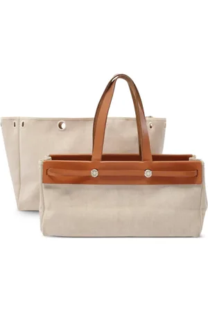 Hermès 2002 Toile Herbag GM Tote Bag