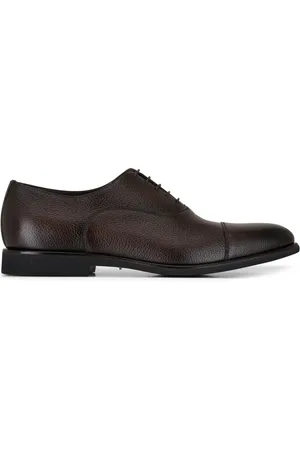 santoni Oxford-Schuhe aus strukturiertem Leder