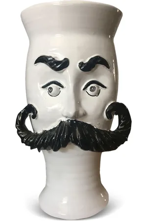Les-Ottomans Große Mustache Vase 34cm x 15cm