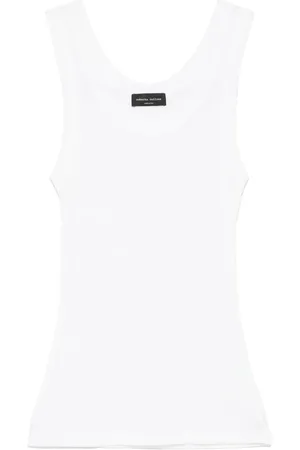 Roberto Collina Geripptes Trägershirt