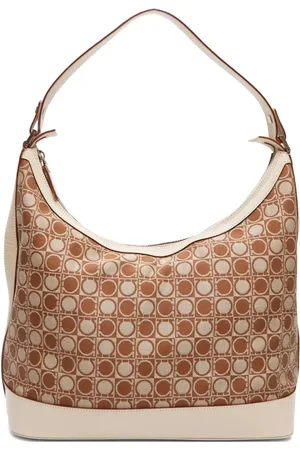 Salvatore Ferragamo 2010-2020s Gancini Schultertasche aus Canvas