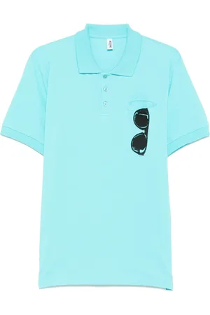 Moschino Poloshirt mit Print-Detail