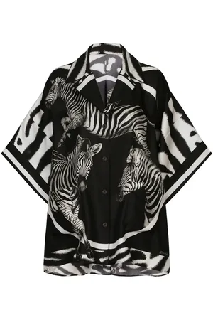Dolce & Gabbana Hemd mit Zebra-Print