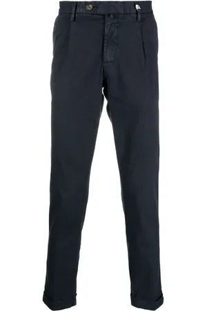 MYTHS Halbhohe Slim-Fit-Hose