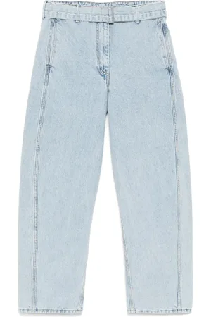MAGDA BUTRYM Straight-Leg-Jeans mit Gürtel