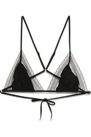 Kiki de Montparnasse Bikinioberteil mit Spitzeneinsatz