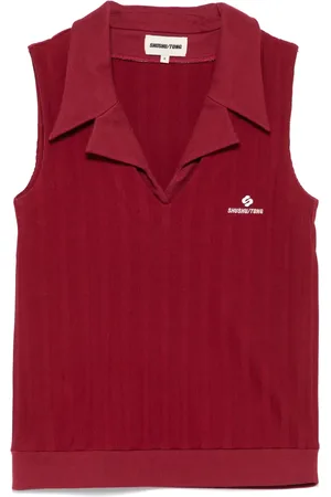 Shushu/Tong Tanktop mit Cuban-Kragen