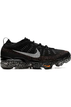 Nike Vapormax Flyknit Safari "Black/Total Orange/Light Silver" Sneakers