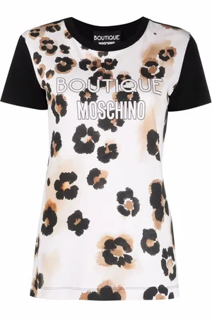 Moschino T-Shirt mit abstraktem Print