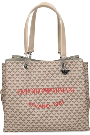 Emporio Armani Shopper mit Monogrammmuster