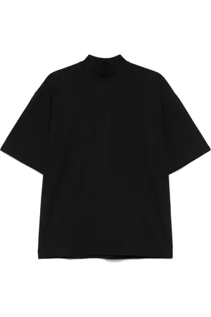 Issey Miyake T-Shirt mit Stehkragen