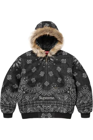 Supreme Jeansjacke aus Bandana-Jacquard
