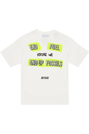 MYAR T-Shirt mit Text-Print