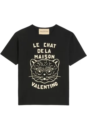 VALENTINO GARAVANI T-Shirt mit Chat de la Maison-Print