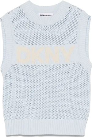 DKNY Pullunder mit Logo-Jacquard