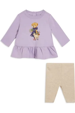 Ralph Lauren Set aus Jersey und Leggings mit Polo Bear