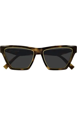 Saint Laurent Sonnenbrille mit Logo-Print