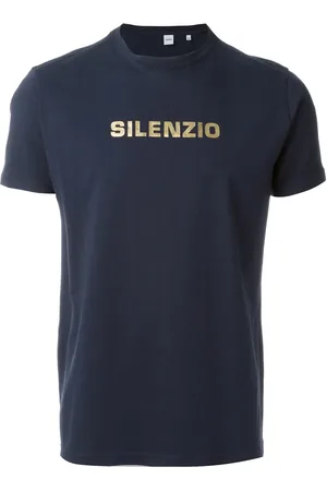 Aspesi T-Shirt mit "Silenzio"-Print