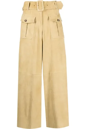 Paula Weite Hose aus Wildleder