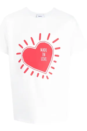 Ports V T-Shirt mit Herz-Print