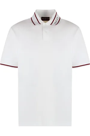 Gucci Poloshirt mit Logo-Kragen