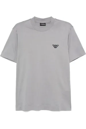 Emporio Armani T-Shirt mit geflocktem Logo