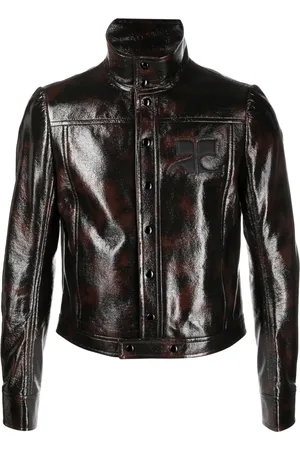 Courrèges Cropped-Jacke mit Druckknöpfen